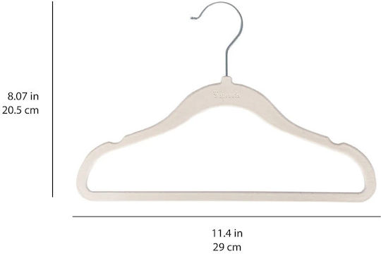 3 Sprouts Kinderkleiderbügel Gray 15Stück