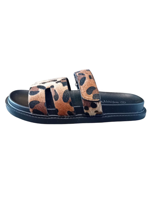 Flache Sandalen für Damen LEOPAR