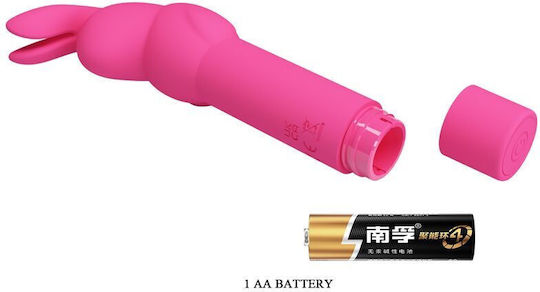 Pretty Love Silicone Вибратор Заек 10см Fuchsia