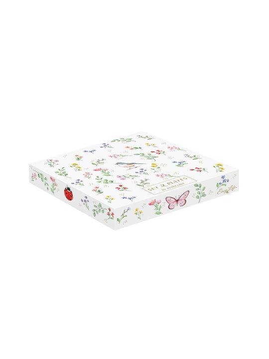 Easy-Life Teller Untiefe aus Porzellan Mehrfarbig 16cm 2Stück