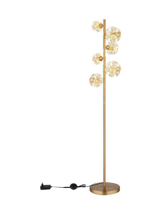 Globo Lighting Stehleuchte H155xB28.5cm. Gold