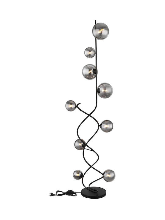 Globo Lighting Φωτιστικό Δαπέδου με Ντουί για Λαμπτήρα G9 Μαύρο