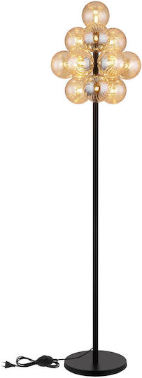 Globo Lighting Φωτιστικό Δαπέδου Υ160xΜ39.5εκ. με Ντουί για Λαμπτήρα G9 Μαύρο