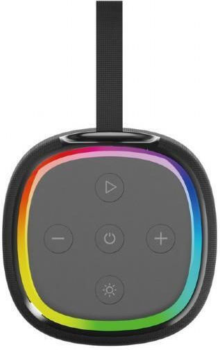 Gembird Bluetooth Speaker 10W with Radio and Battery Life up to 4 hours Black SPK-BT-LED-08L