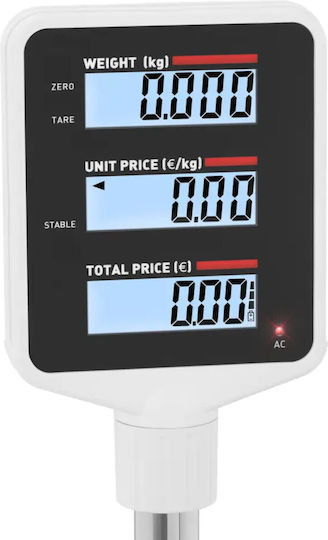 LCD 15kg 2g Tisch-Einzelhandelswaage