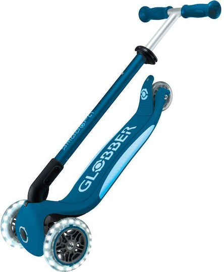 Globber Kids Foldable Elite 3-Wheel Scooter for 3+ Years Petrol