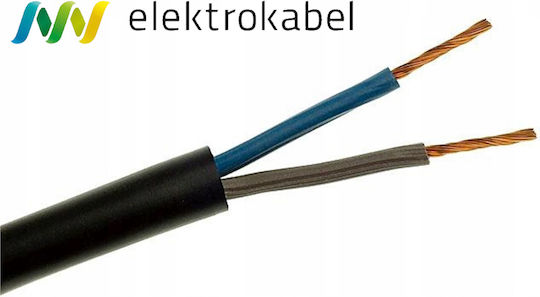Cablu electric Omyp 2x0.75 300/300v Negru