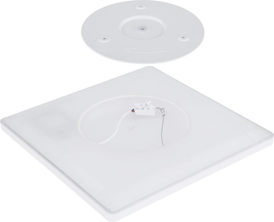 Globo Lighting Sapana Квадрат На открито LED Панел 24W с Топло бяло Светлина 3000К 42x42см.