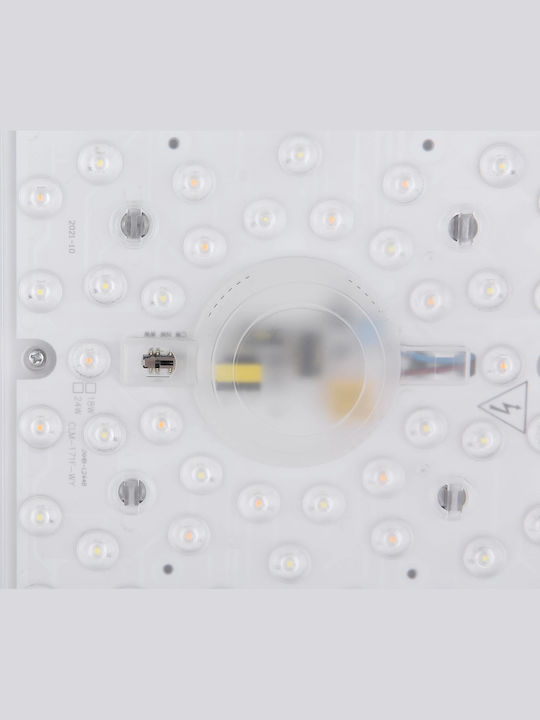 Globo Lighting Bruno Квадрат На открито LED Панел 24W с Студено бяло Светлина 6000К