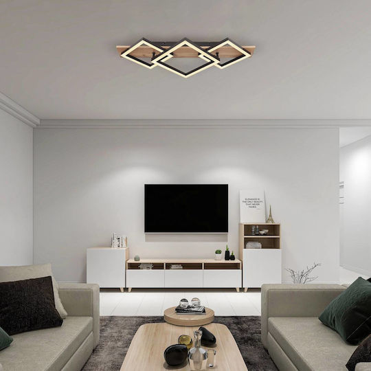 Globo Lighting Παραλληλόγραμμο Εξωτερικό LED Panel 24W με Θερμό Λευκό Φως 3000K 61x31εκ.