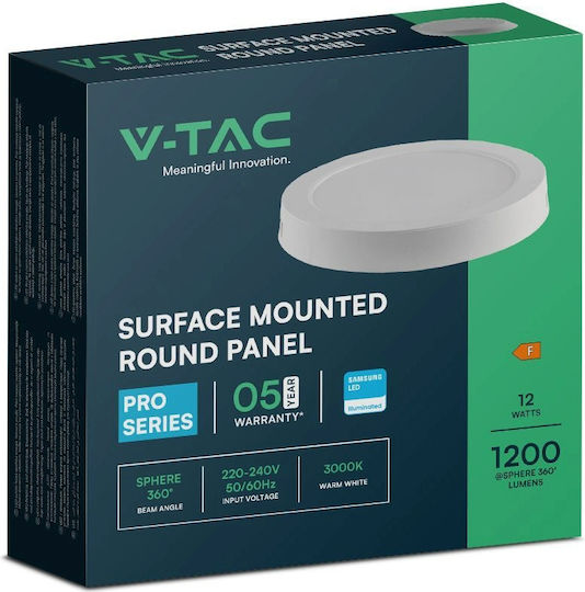 V-TAC LED Panel 12W V-TAC LED Panel 12W
