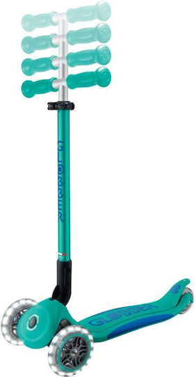 Globber Kids Scooter Foldable Elite 3-Wheel for 3+ Years Green
