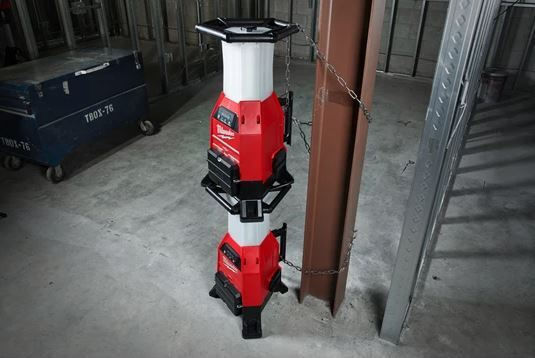 Milwaukee Battery Jobsite Light LED IP54 Dual Function with Brightness up to 9000lm M18ONESLDP-0