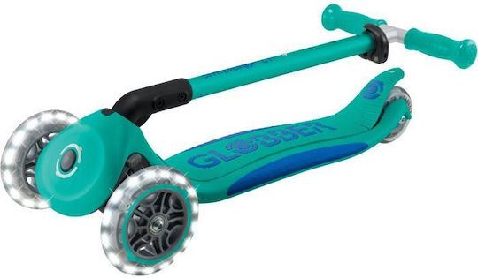 Globber Kids Scooter Foldable Elite 3-Wheel for 3+ Years Green