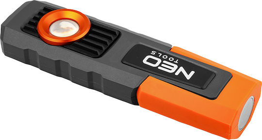 Neo Tools Φακός Συνεργείου Μπαταρίας LEDUV IP67 με Φωτεινότητα έως 390lm