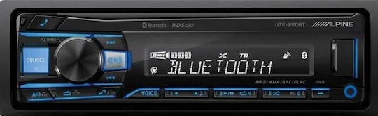 Alpine UTE-200BT Ραδιόφωνο Αυτοκινήτου (1DIN) (Bluetooth/USB)