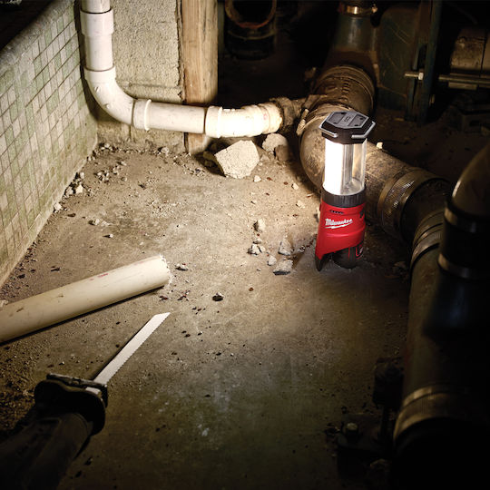 Milwaukee Rechargeable Workshop Light LED IP24 with Brightness up to 400lm M12 LL-0