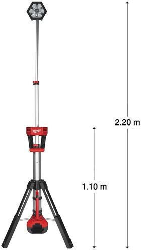 Milwaukee Battery Jobsite Light LED IP54 with Brightness up to 2000lm M18 SAL-0