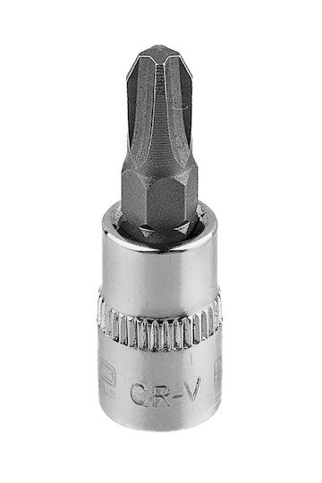 Neo Tools Cheie tubulară cu Vârf Cruciform și Patrat de Prindere 1/4'' Dimensiune PH3x37mm 1buc