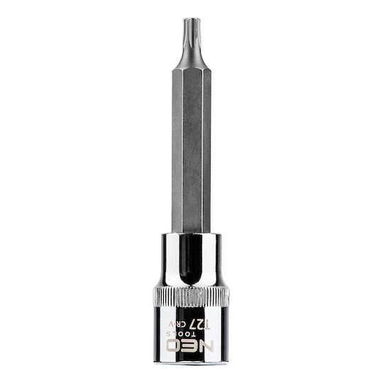 Neo Tools Long Walnut Pneumatic with Torx Head and Socket 1/2'' T27x100mm