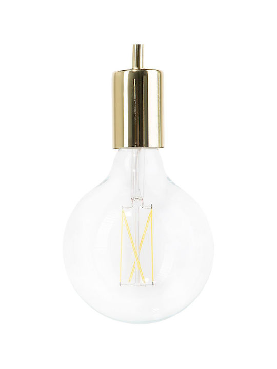 Beliani Schreibtischlampe in Gold Farbe