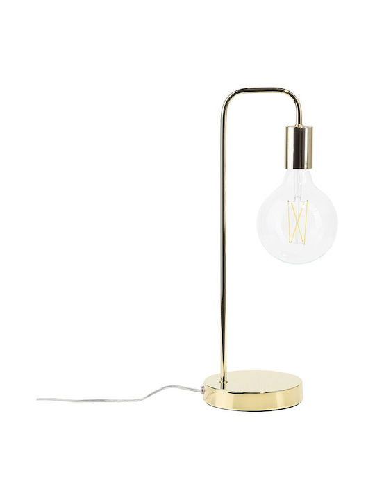 Beliani Schreibtischlampe in Gold Farbe