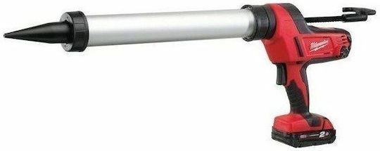 Milwaukee C18 PCG/600A-201B Battery Silicone Glue Gun 18V 1x2Ah With Case