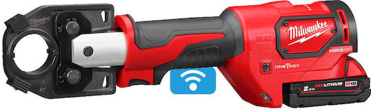 Milwaukee M18 HCCT-201C Κιτ Ηλεκτρική Πρέσα Ακροδεκτών Μπαταρίας Λιθίου 18V 1x2Ah