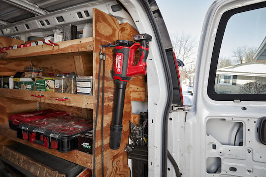 Milwaukee M12 BBL-0 Φυσητήρας Χειρός Μπαταρίας 12V Solo με Ρύθμιση Έντασης & Μέγιστη Ταχύτητα Αέρα 177km/h