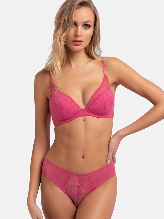 Γυναικεία Slip 2Pack με Δαντέλα Rose/beige