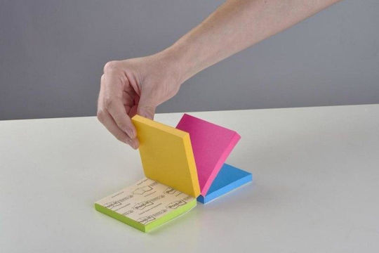 Exas Paper Самозалепващи Листчета За Бележки в Куб 7.6x7.6бр Easy Select