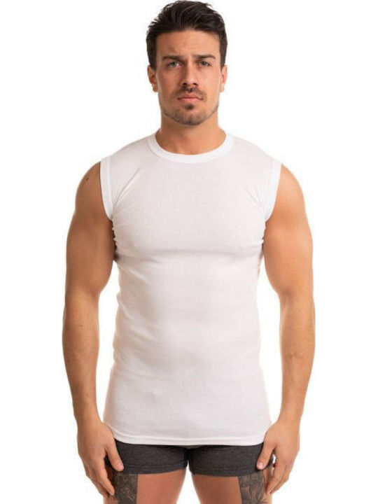 Мъжка тениска в бял цвят