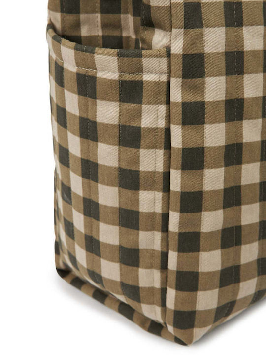 Geantă din material textil Hyde Park XXL Carouri Verzi