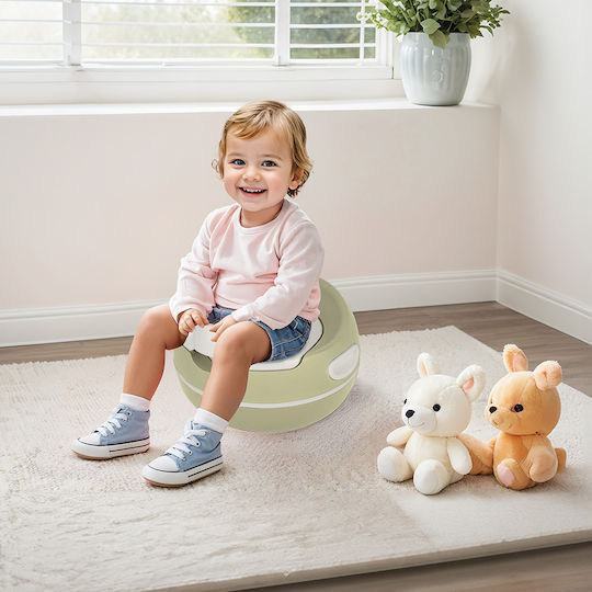 Dolu Potty Clasic cu Capac Verde