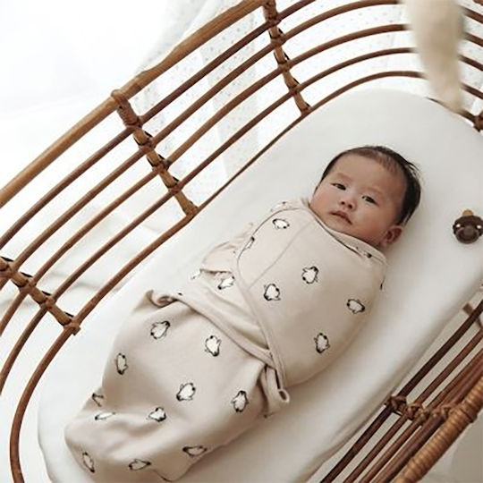 Meyco Iarna Sac de dormit pătură Swaddle Sand