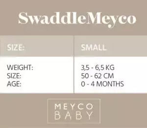 Meyco Iarna Sac de dormit pătură Swaddle Sand