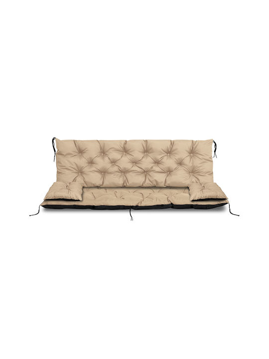 AIO Factory Pernă De Canapea De Grădină Cu Spătar Bej 60x150cm Waterproof