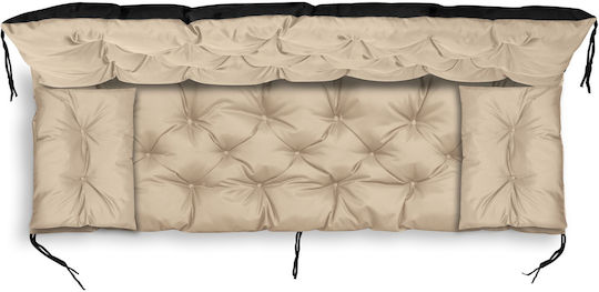 AIO Factory Pernă De Canapea De Grădină Cu Spătar Bej 60x150cm Waterproof