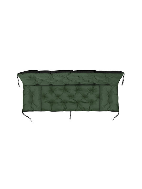 AIO Factory Waterproof Garden Sofa Cushion with Backrest Green 60x120cm