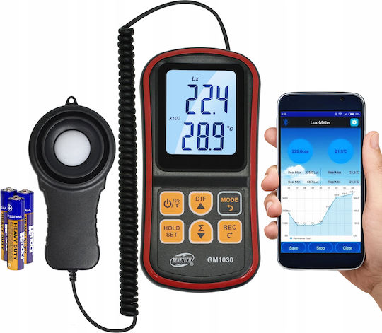 Lux Meter Probe Bluetooth Light Meter