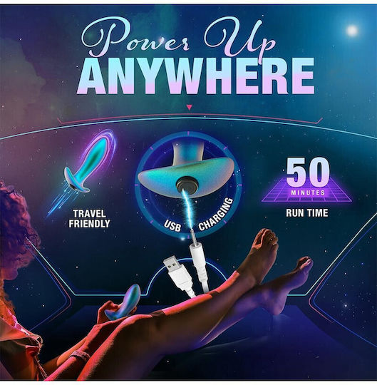Blush Abenteuer Voyager Anal Plug mit Vibration Blau