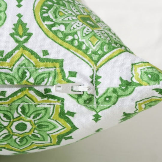 Boltze Sofa Cushion Portofino Green, White 30x50cm.