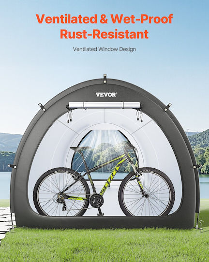 Wasserdichtes Fahrradzelt Fächerform Vevor 5+ Fahrräder