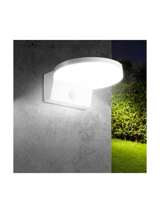 Maclean Energy Wasserdicht Deckenleuchte für den Außenbereich mit integriertem LED in Weiß Farbe MCE344W