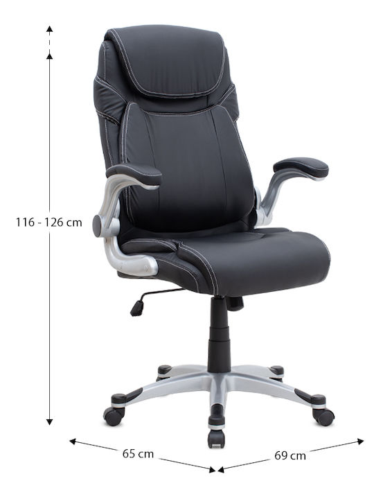Megapap Gustavo Executive Office Chair With Recline Black