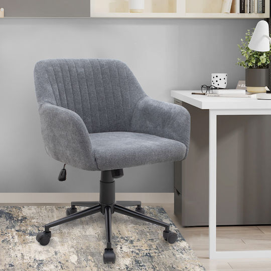 Megapap Alice Office Chair With Recline And Adjustable Arms Grey