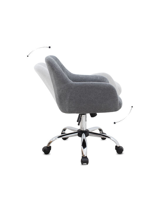 Megapap Stuhl Büro mit Neigung Lana GP040-0022,1 Gray