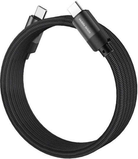 Mobile Origin Magnetic USB 2.0 Cable USB-C Male - USB-C 60W PD Black 1m