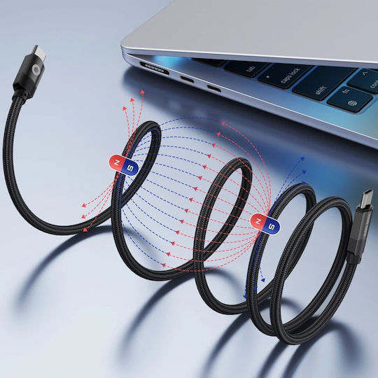 Mobile Origin Magnetic USB 2.0 Cable USB-C Male - USB-C 60W PD Black 1m