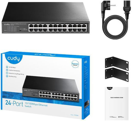 Cudy FS1024 Unmanaged L2 Switch με 24 Θύρες Ethernet